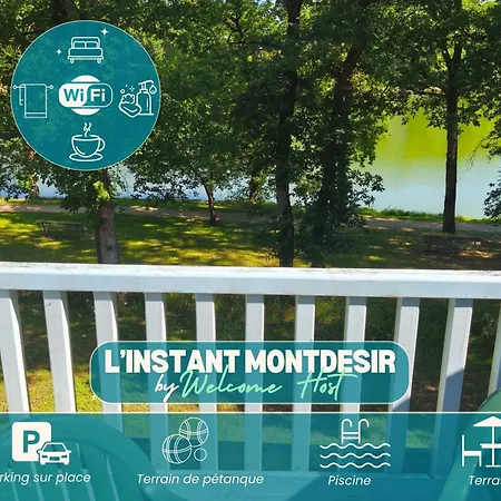 L'instant Montdesir, 4 Pers, Piscine Et 펜션